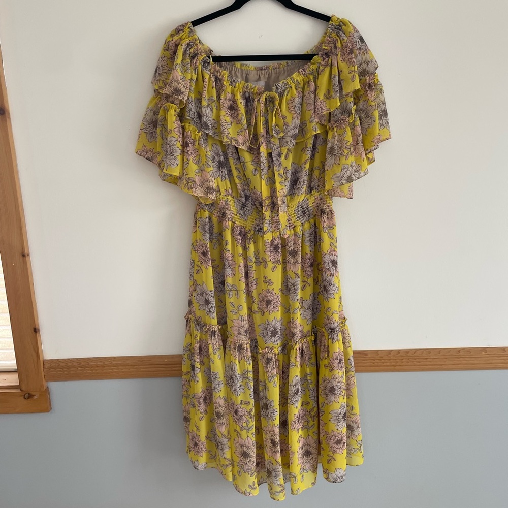Chelsea28 off the shoulder midi dress, size 16